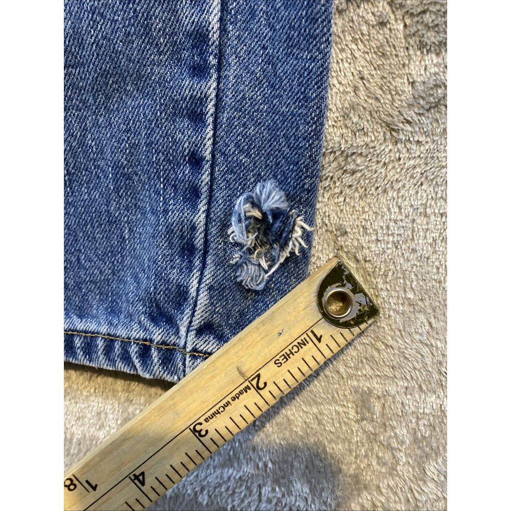 Levi's 550 Red‎ Tab Jeans Regular Light Straight Leg Mens 38X30 VINTAGE 90's Y2K - Picture 6 of 7
